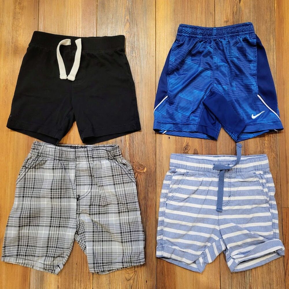 Boys 2T Shorts Lot - 7 Pairs Toddler Spring Summer Bottoms Carters Old Navy More - Picture 2 of 5